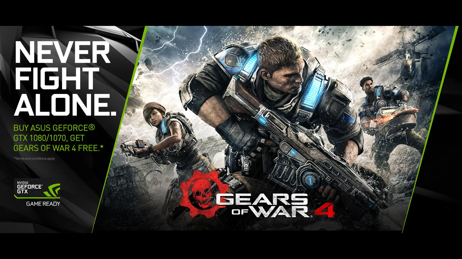 NVIDIA announces Gears of War 4 GeForce GTX Bundle