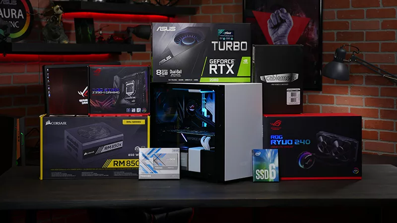 The ROG Strix Z390-I anchors a small yet mighty build