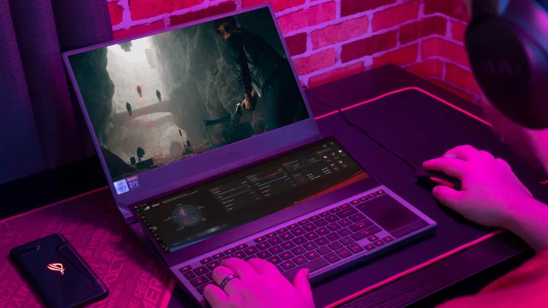 Hands-on: the ROG Zephyrus Duo 15's dual screens double the fun of ...