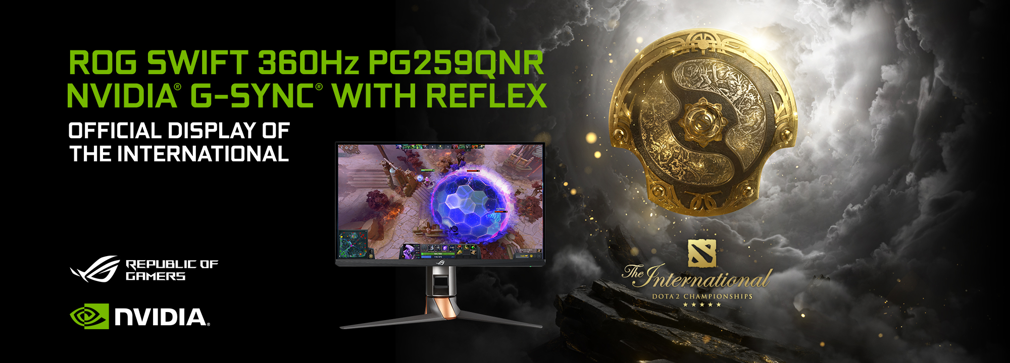 THE ROG SWIFT 360HZ PG259QNR HELPS PROS RAISE THEIR GAME AT THE INTERNATIONAL 10