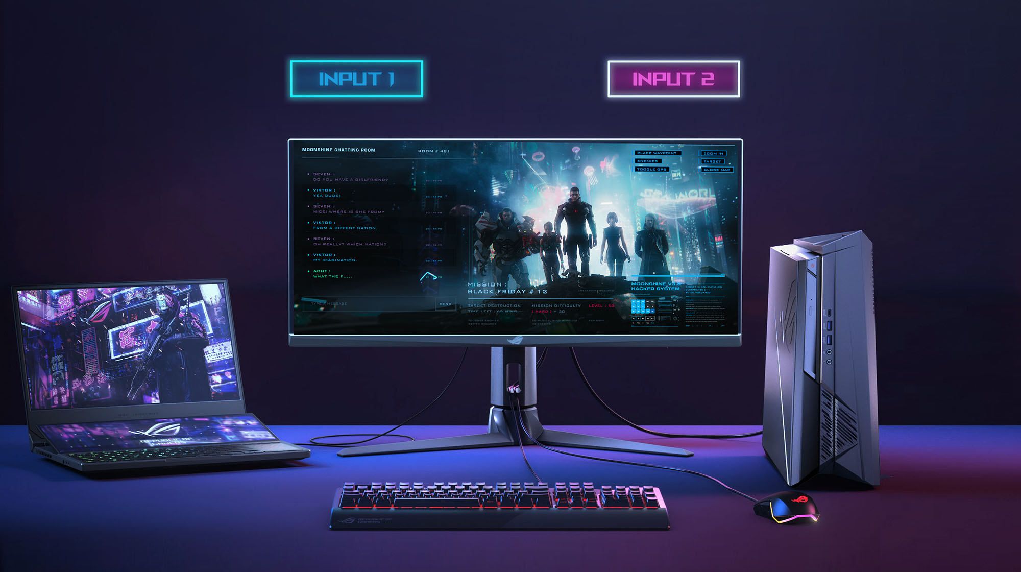 The ROG Strix XG309CM gaming monitor is ultra-wide, ultra-fast, and ...