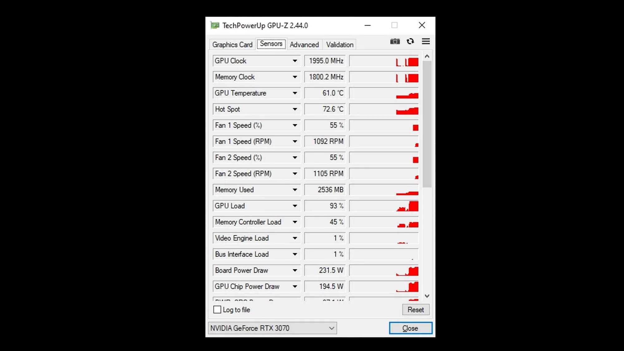 Screenshot of the GPU-Z application.