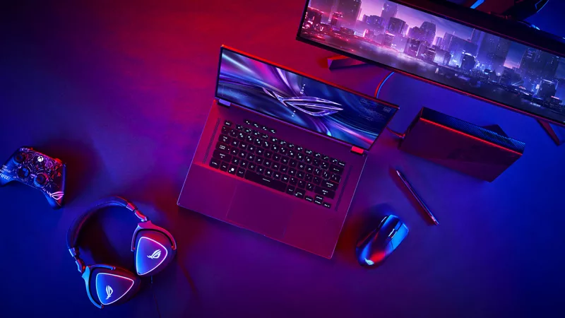The new ROG Flow X16 melds premium power with a portable design
