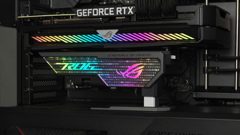 The ROG Herculx shoulders the weight of your graphics card