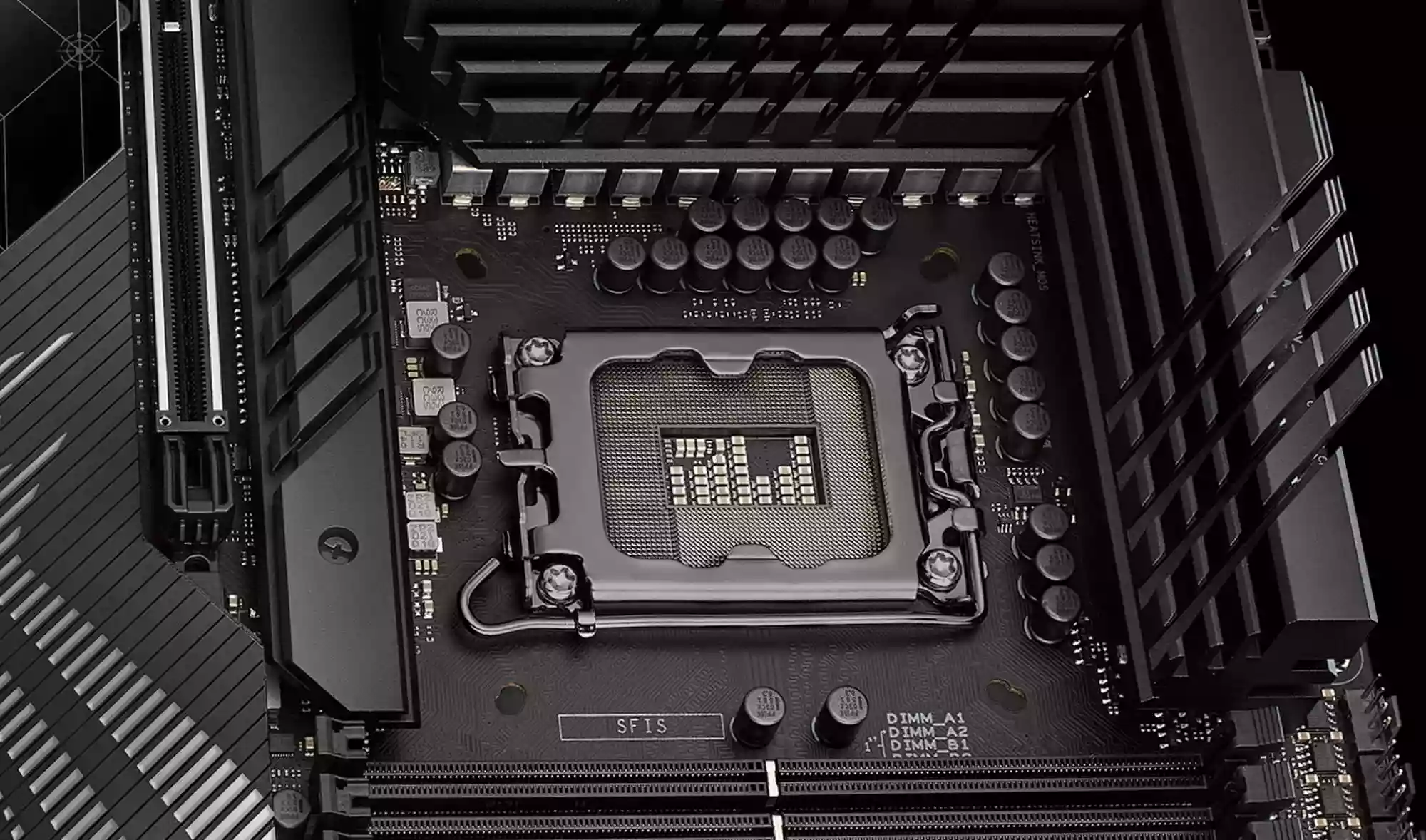 The AM5 socket on the ROG Maximus Z790 Hero motherboard