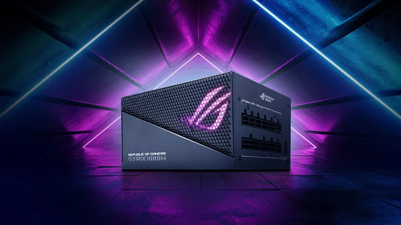 The ROG Strix Gold Aura Edition Series Power Supplies are ready to light up your next-gen rig
