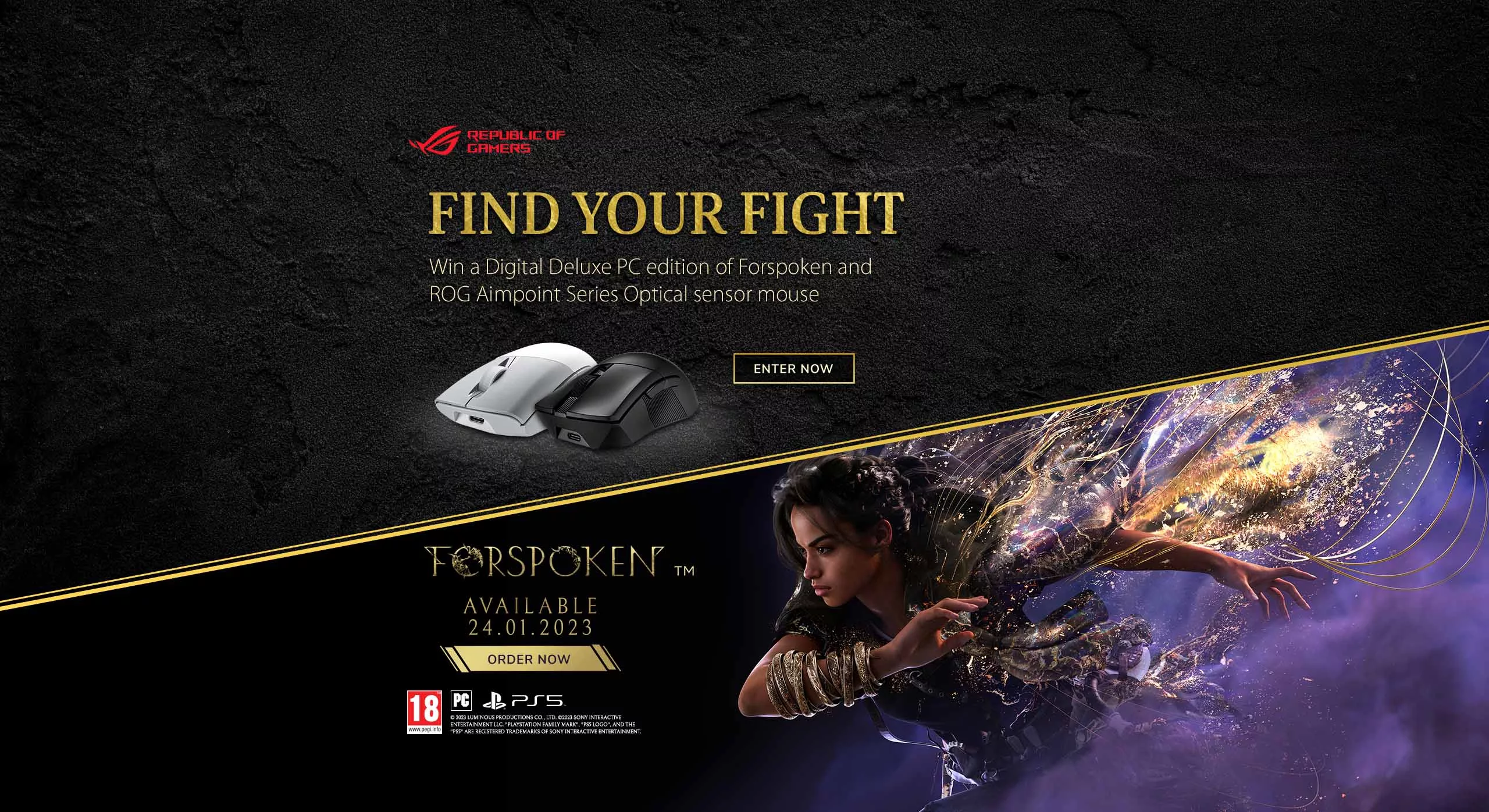 Find Your Fight - Forspoken x ROG Competition