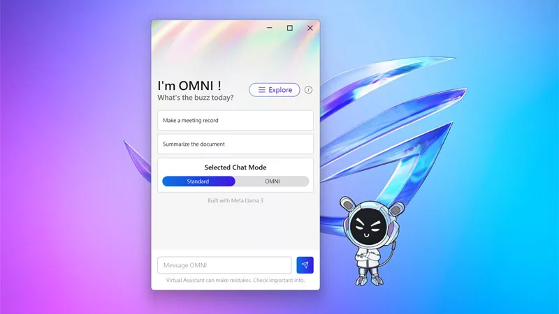 The ROG Virtual Assistant gets an AI upgrade with new features