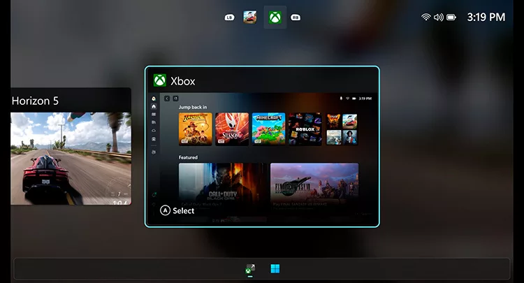 Cómo acceder al escritorio de Windows en ROG Xbox Ally y ROG Xbox Ally X