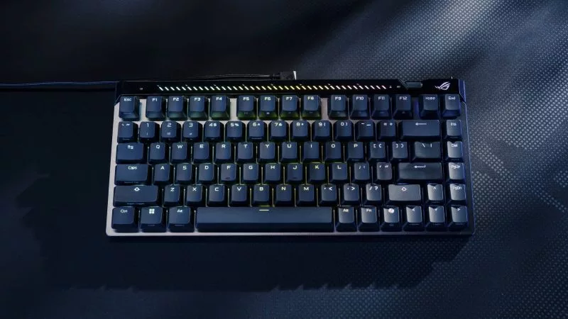The ROG Falchion Ace 75 HE gaming keyboard packs the Hall effect precision you need to dominate