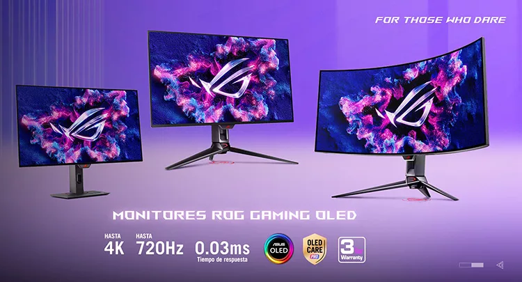 ASUS lidera el mercado de monitores OLED y aumenta los envíos en 2025