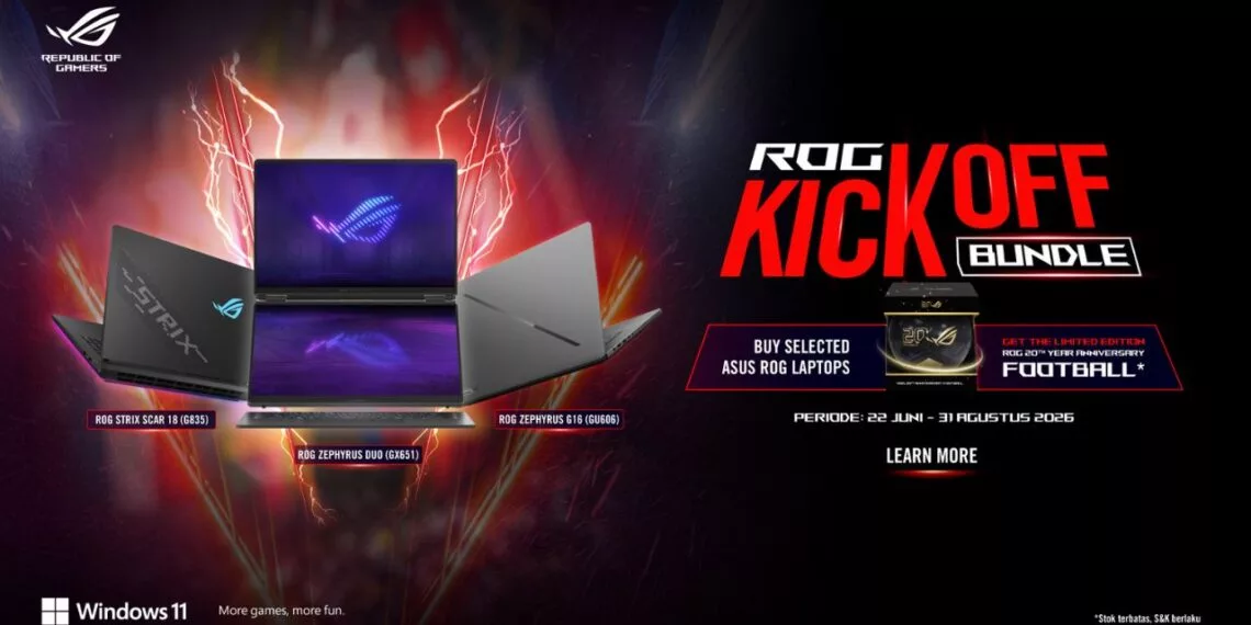 Sambut Tahun Ajaran Baru, ASUS ROG Hadirkan Promo ROG Kick Off Bundle