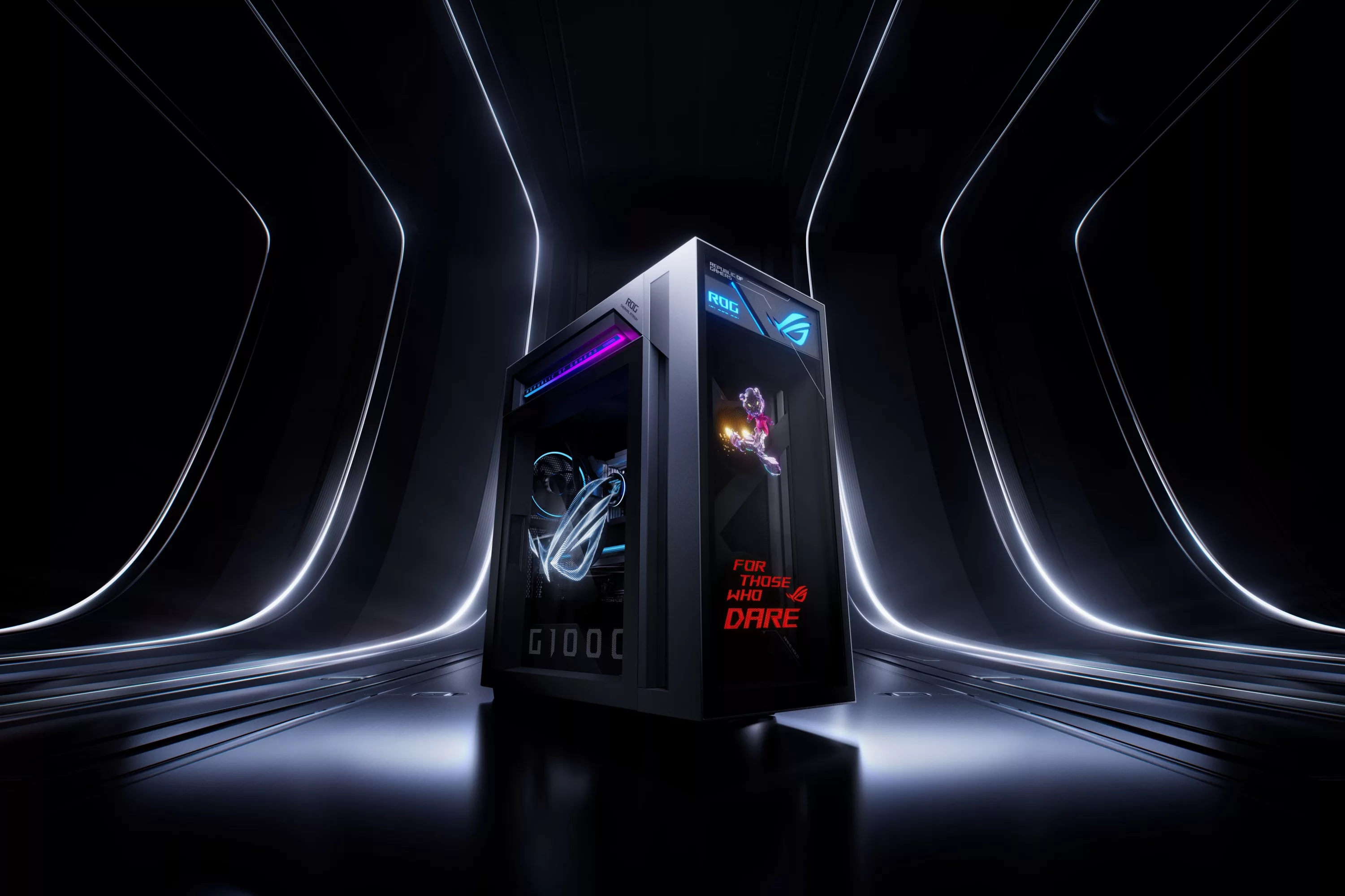突破次元壁!全球首款全息投影風扇電競桌機 ROG G1000 席捲玩家信仰
